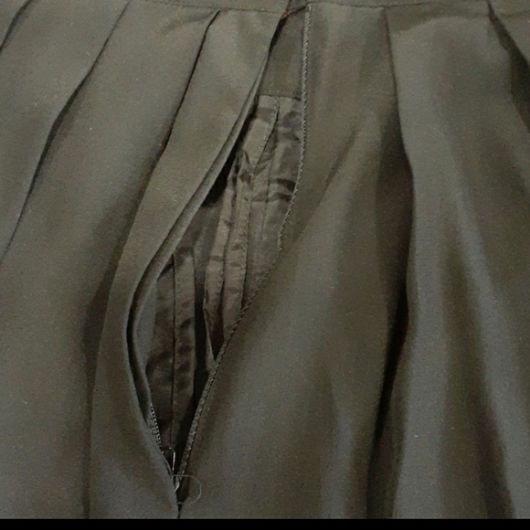 Vtg.Cedars black 100% silk skirt  size 6 - Picture 9 of 14